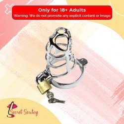 Chastity Steel Lock Device for Men BDSM-010