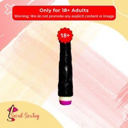 Super Natural Black Silicone Realistic Vibrator RSV-011