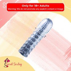 Crystal Penis Sleeve Textured Extension PES-021
